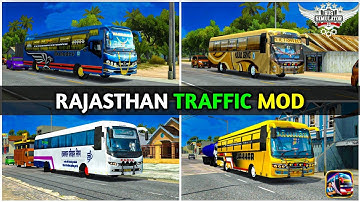 How to add Rajasthan Traffic mod in Bus Simulator Indonesia | Bussid Rajasthan Traffic mod V4.4.1