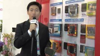 Transcend 創見 張達文 - 副總經理 親自為我們介紹產品 -1 - Computex 2010
