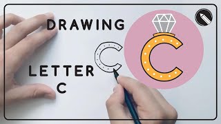 How To Draw Letter C Step By Step Easy Tutorial