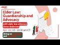 Elder law guardianship  advocacy