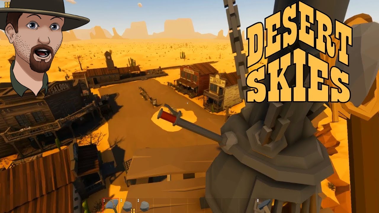 RAFT Meets TREMORS with a Hot Air Balloon!- Desert Skies Gameplay Ep. 1