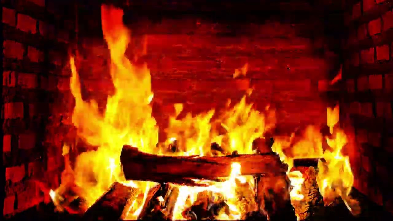 Warm Crackling Fireplace for Deep Sleep and Relax 🔥