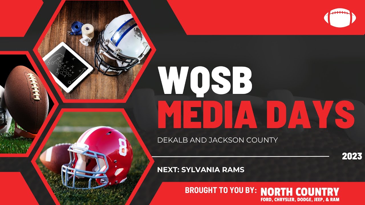 2023 WQSB High School Football Media Days Sylvania Rams YouTube