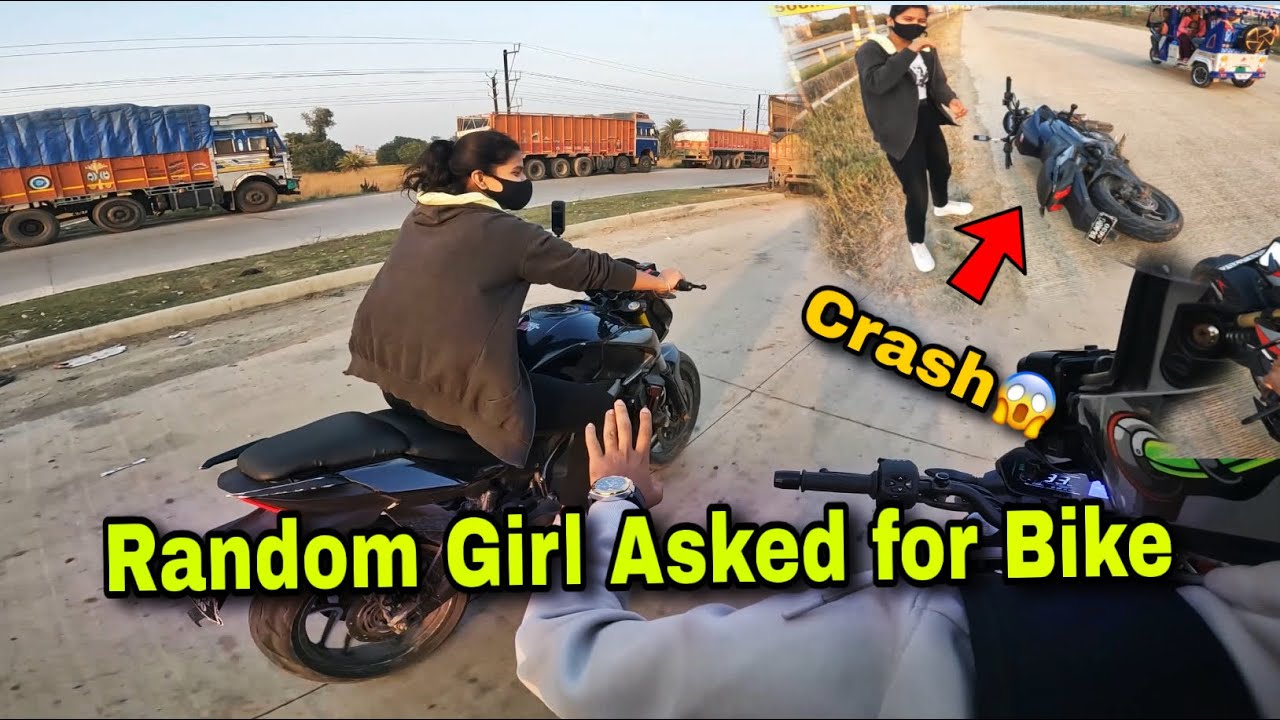 Random Girl Riding My Bike | Unexpected Crash 😱 Roadking 