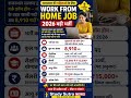 🔥 Rajasthan Work From Home Job 2026 | 8910 पदों पर भर्ती | महिलाओं के लिए बड़ी खुशखबरी | Free Apply
