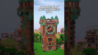 Steampunk Clock Tower - Minecraft #shorts
