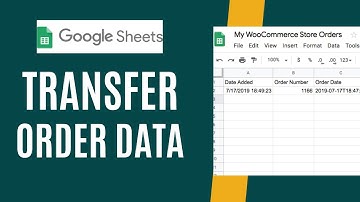 Send Woocommerce New Order Data to Google Sheets
