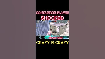CONQUEROR PLAYER SHOCKED #shocked #conqueror #player #playerunknownsbattlegrounds #bgmi #shorts