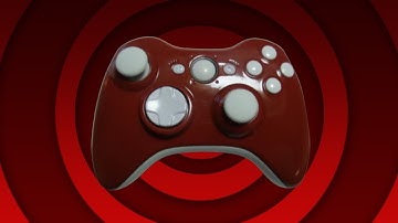 Clean Red Custom XBOX 360 Controller