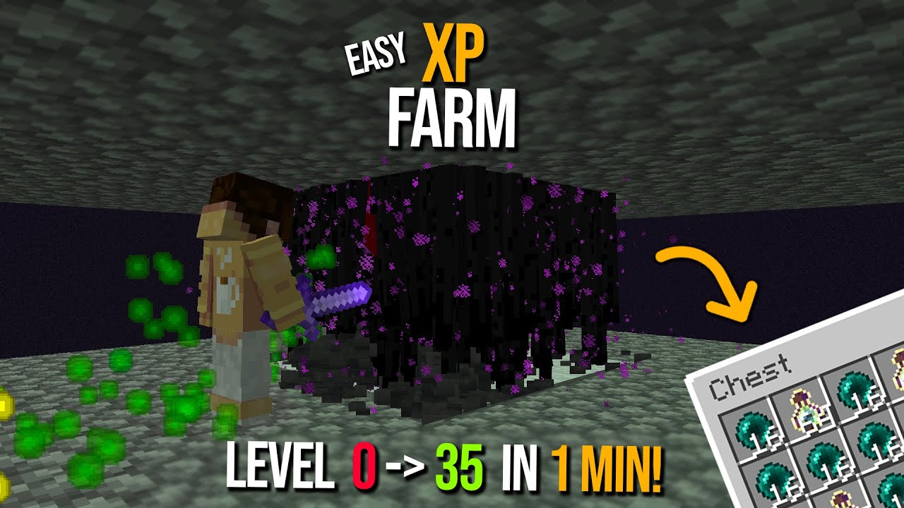 Minecraft: How To Build An Enderman Farm And Get XP Fast