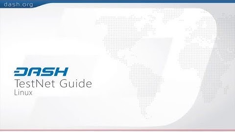 Dash: QT Wallet TestNet Guide = G15E19