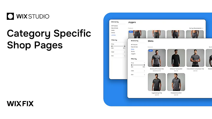 Creating Category Shop Pages in Wix Studio | Wix Fix