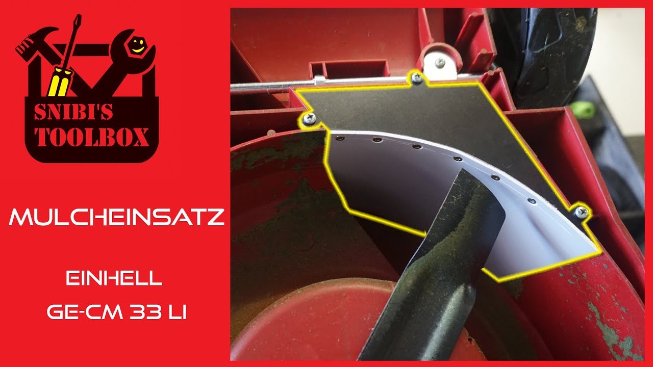 Einhell Mulchkit Einsetzen