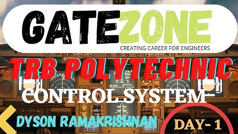 TRB POLYTECHNIC | CONTROL SYSTEM ECE NOTES | DYSON RAMAKRISHAN ( தமிழில் )
