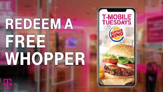 How To Redeem a FREE Item at Burger King | T-Mobile Tuesdays screenshot 1