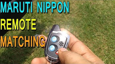 Maruti Nippon Remote Matching