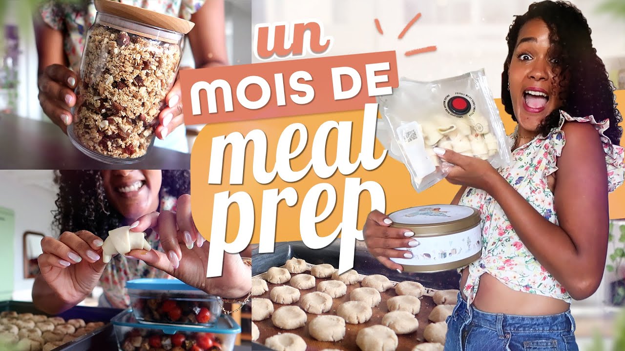 🥐 Un MOIS de MEAL PREP pour une rentrée CHILL ! 😋