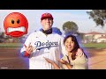 ANGELS FAN LOSES BET AND HAS TO BUY DODGERS JERSEY! | Kleschka Vlogs