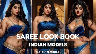 Witness The Beauty And Elegance Of Ai Elite Indian Lookbook Models [4K] #Saree #Ai #Viral