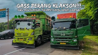 FULL PERANG KLAKSON Terompet Kapal Darat X Basuri Dump Trailer New Hino 500 - Hino TI - Isuzu Giga