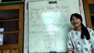Perkalian dan pembagian akar bilangan ...