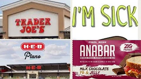 I'm Sick Again: TRADER JOE'S & HEB Haul! Anabar Ta...