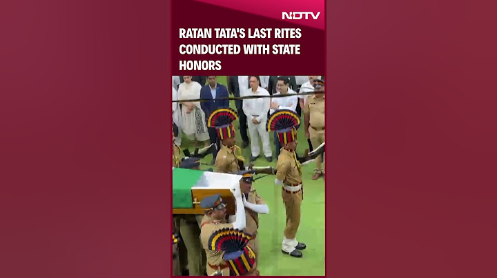 Ratan Tata Last Rites | Ratan Tata's Last Rites With State Honours, Thousands Pay Tribute