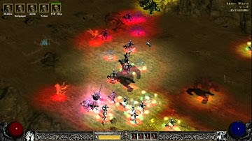 Over Powered Diablo 2 MedianXL Necro  (how he should have been)