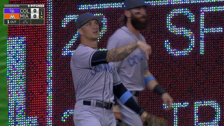 COL@MIA: Barnes tracks down a deep fly from Dietrich