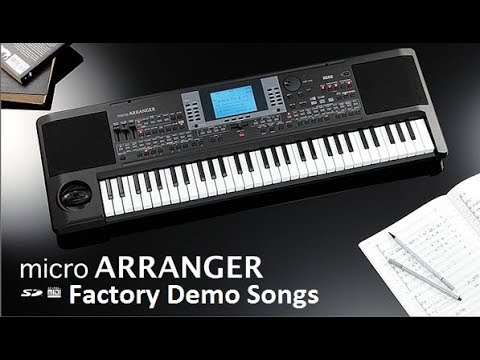 Korg Microarranger Factory Demo Songs Midi Files Download Youtube