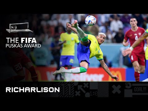 Richarlison Goal vs Serbia | FIFA Puskas Award 2022 Nominee