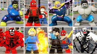 All Characters Transformations in LEGO Marvel Super Heroes 2