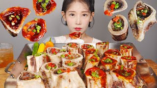 사골 액기스🐂 우골수 본매로우 먹방! Bone Marrow [eating show]mukbang korean food