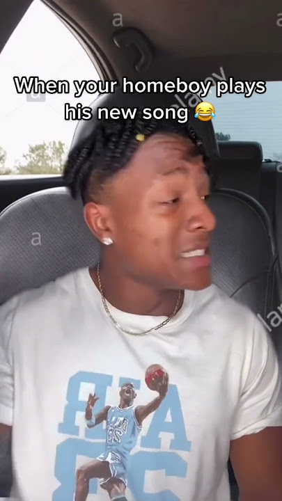 When your homeboy plays his new song 😂