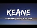 Keane  somewhere only we know lyrics