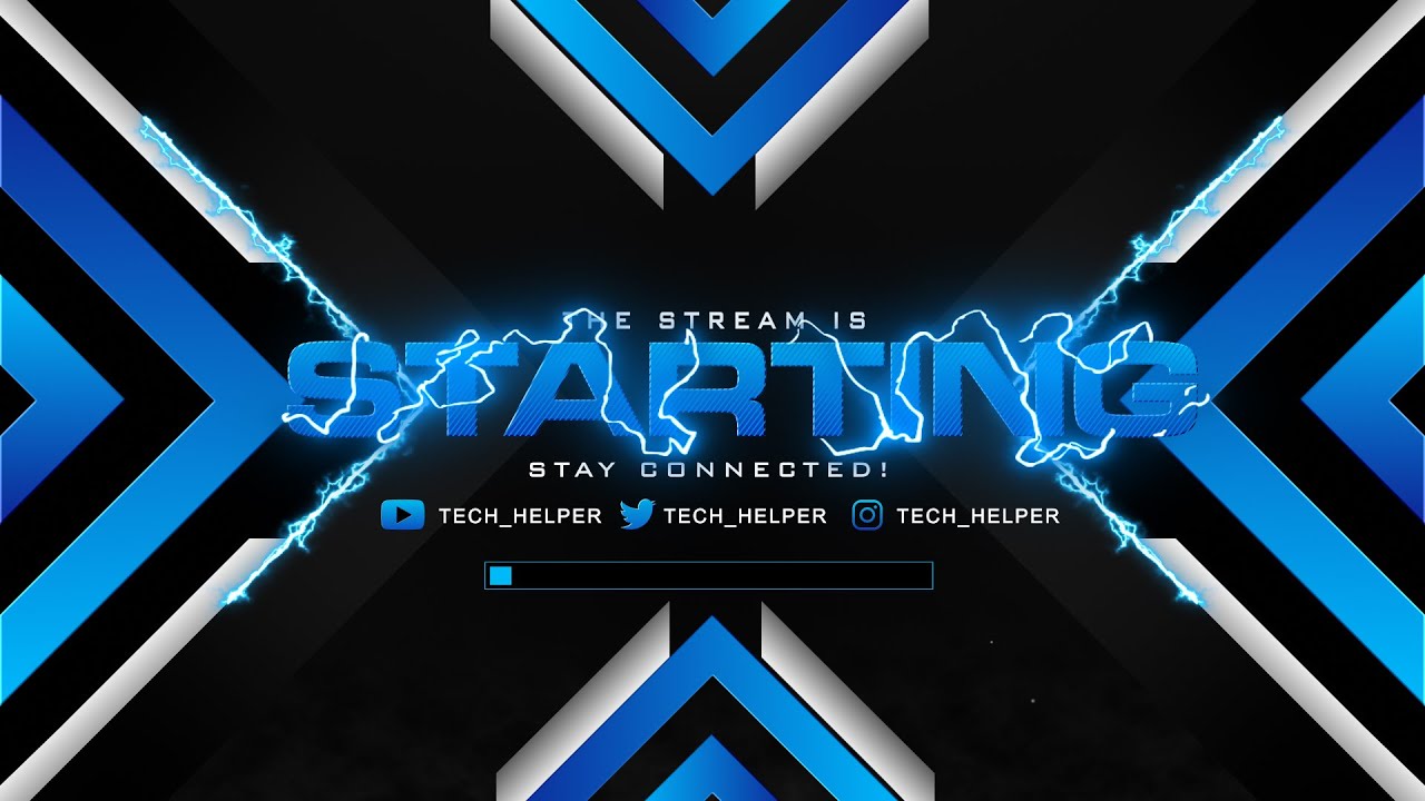 Animated Live Twitch Stream Design Package | Stream Starting Soon ...