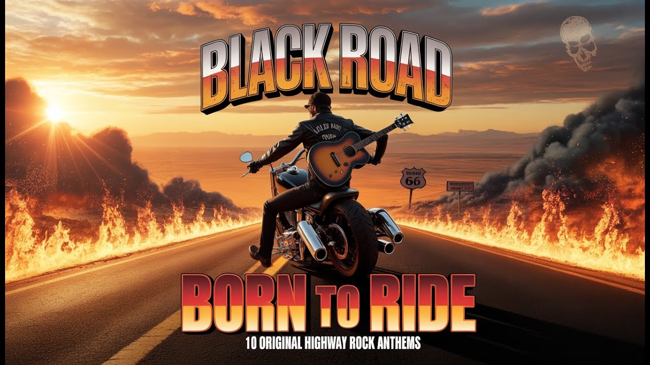 Black Road 🏍️ Born to Ride 🔥 10 Original Classic Rock Songs | Highway Anthems & Road Warriors 2026