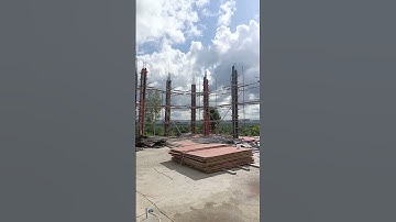 Install formwork for column heights 6m Ep01 #construction #design #home #house #work #architecture