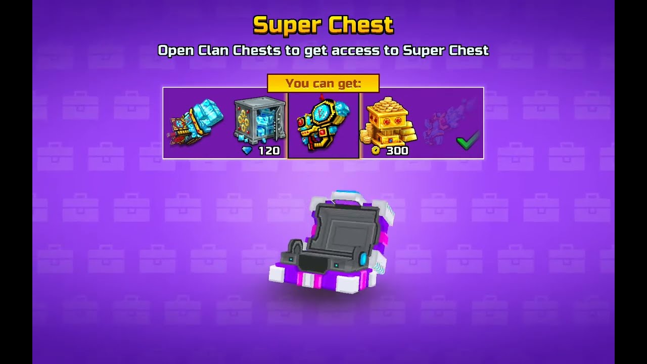 OPENING CLAN SUPER CHEST IN PG3D!!!