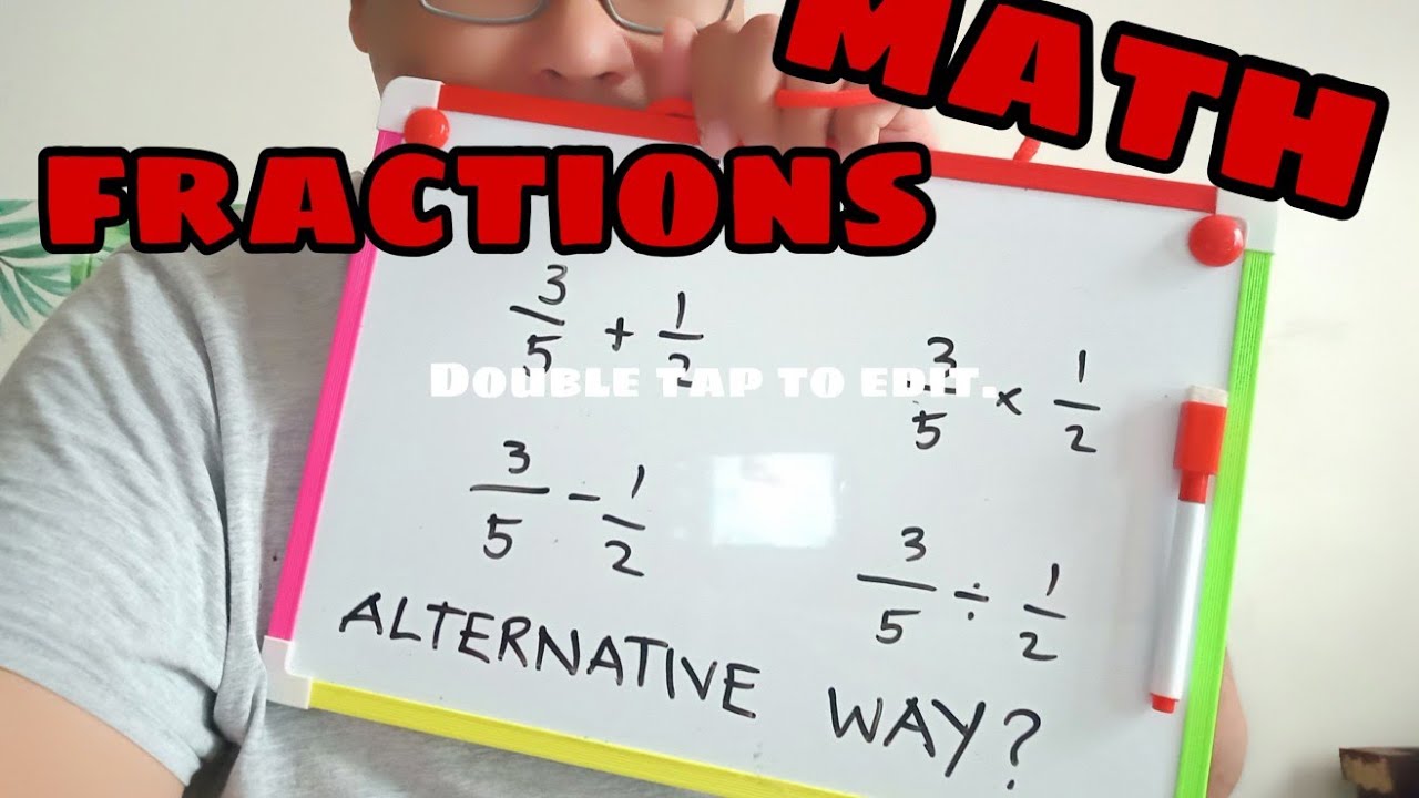Alternative Way To Answer Fractions | #mathhacks - YouTube