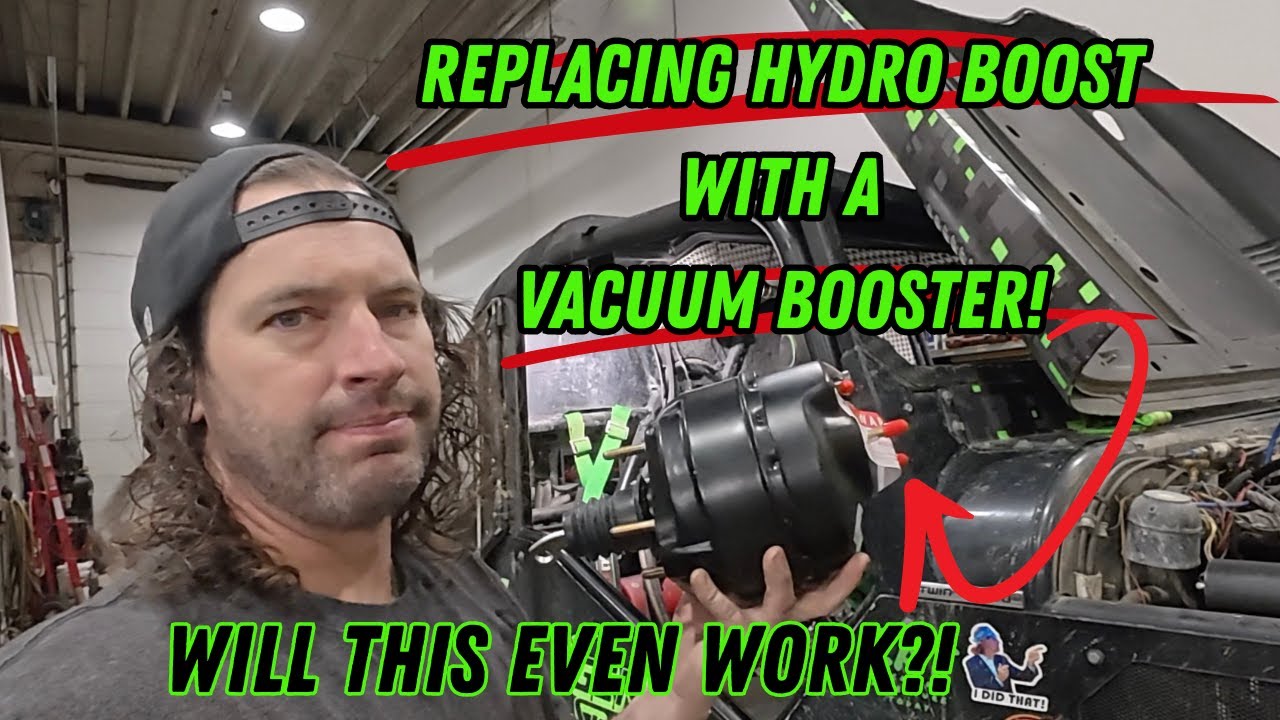 REPLACING MR.HYDE'S BRAKE HYDRO BOOSTER WITH A VACUUM BOOSTER... WILL THIS EVEN WORK?!