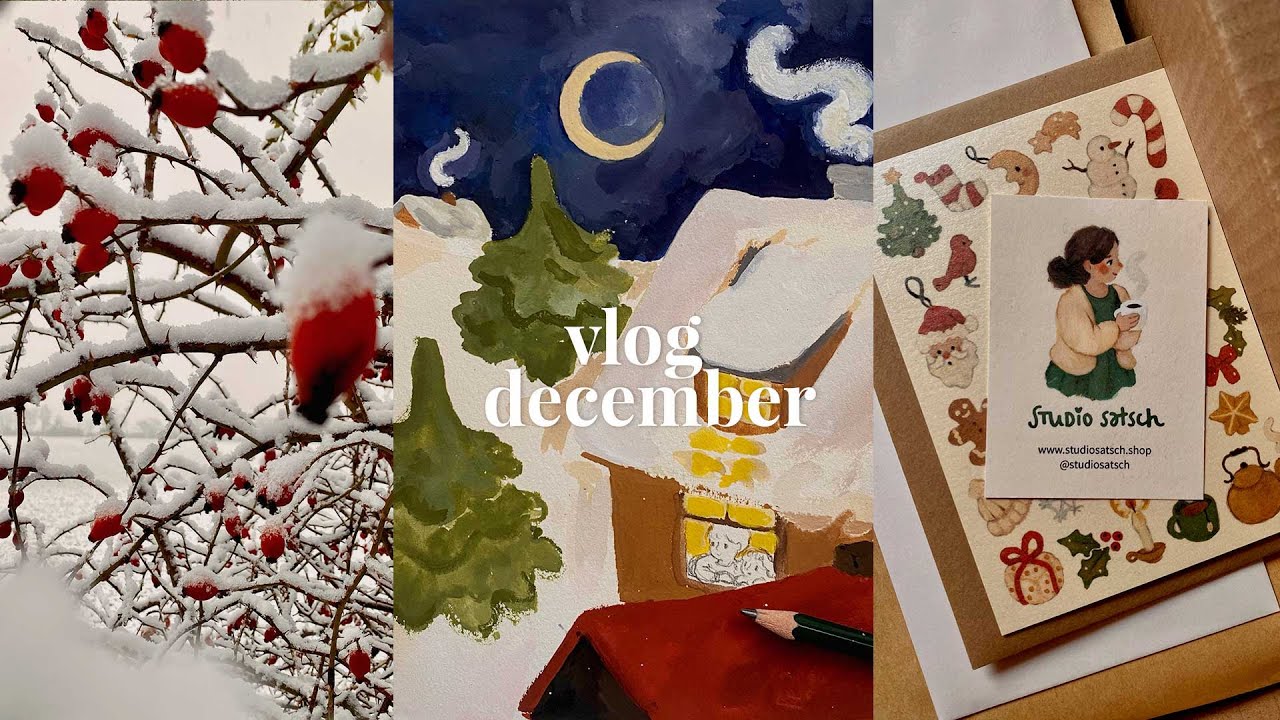 Studio Vlog 52 | Joyful Winter Moments, Slow Mindful Living as an ...