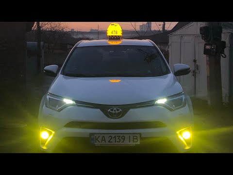 ЛЕД ПТФ в Тойота Рав-4 / LED fog lights in Toyota RAV-4