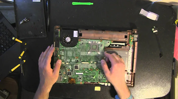 COMPAQ F700 laptop take apart video, disassemble, how to open disassembly