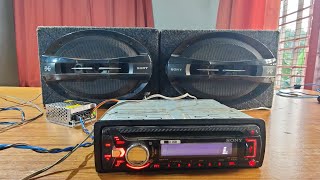 Connect Car Stereo to AC Power Supply | DIY |Sony (cdxg1070u) | Idle Vlogger