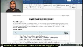 Exp22_Word_Ch04_ML2_Study | Exp22 Word Ch04 ML2 Study | #WordCh04 MidLevel2Study