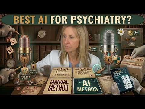 Watch: the best AI scribe for psychiatry and psychiatric documentation.