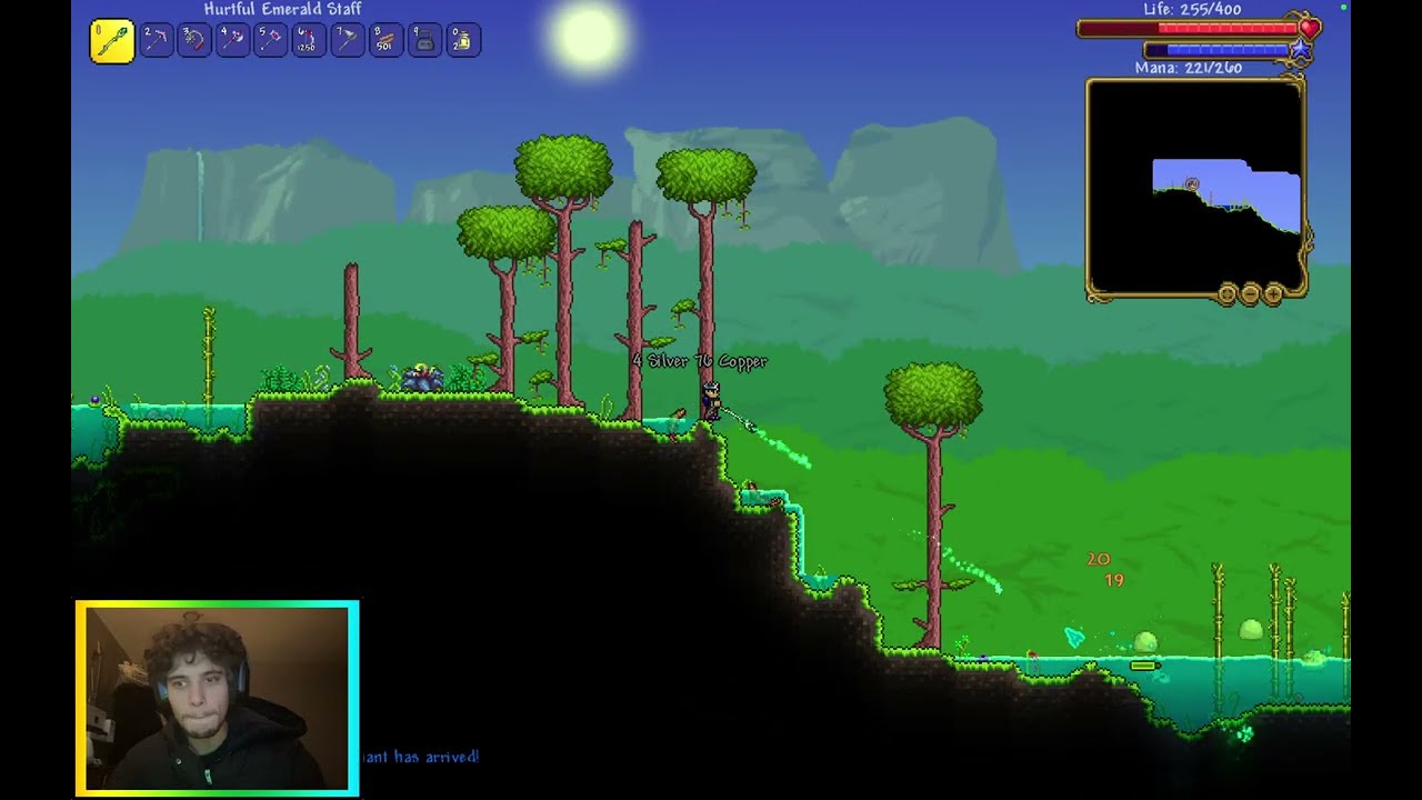 Jungle Armor UNLOCKED! Becoming a Magic Wizard in Terraria Master Mode -  7