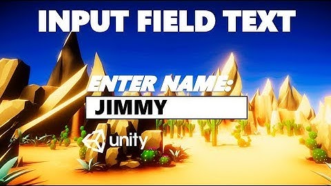 HOW TO DISPLAY TEXT FROM AN INPUT FIELD USING C# UNITY TUTORIAL
