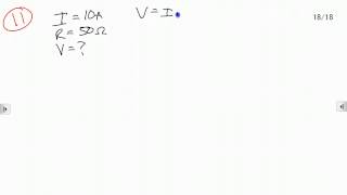 POE Midterm Study Guide - #11,  ohm's law
